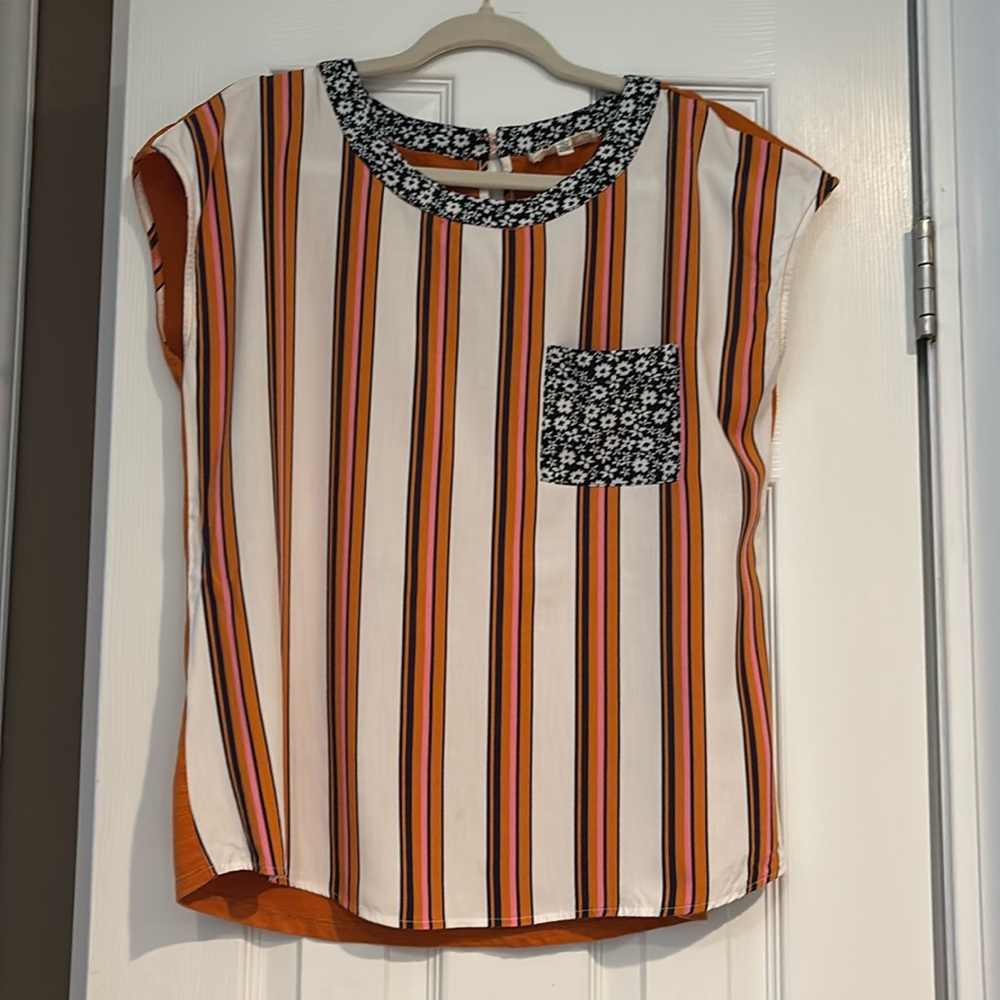 Anthropologie Porridge Petani Pocket Tee - Picture 2 of 5